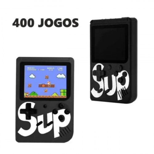 Mini Game com Controle Retrô 400 jogos em 1 SUP - Portátil - Clássicos