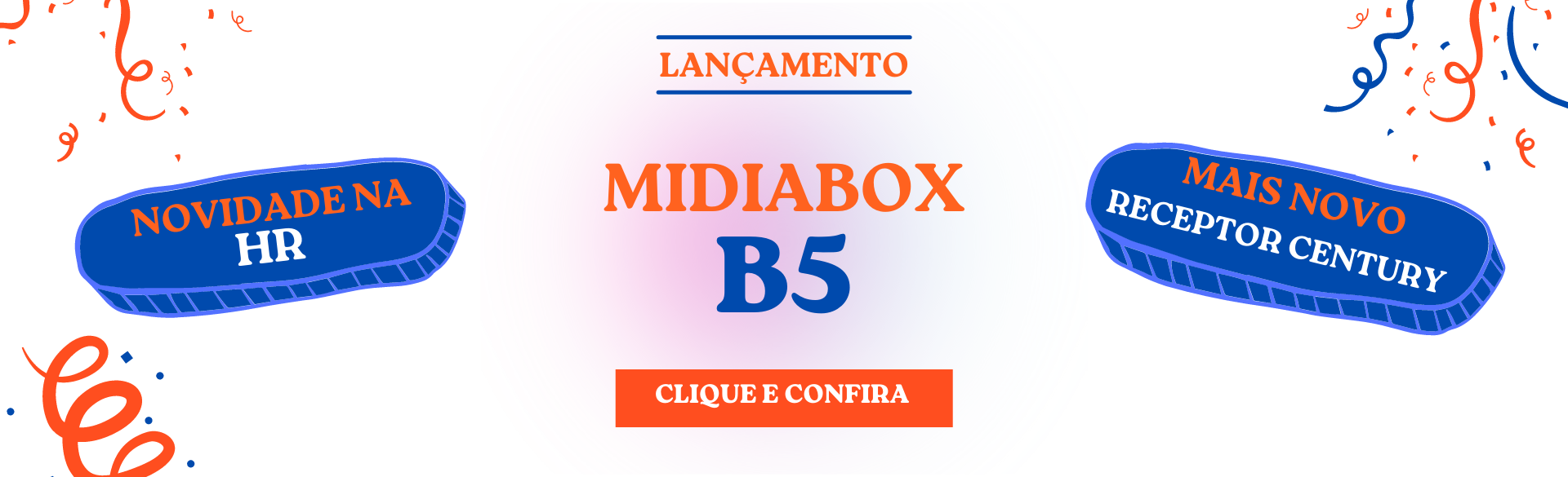 Receptor Midiabox B5 LANÇAMENTO